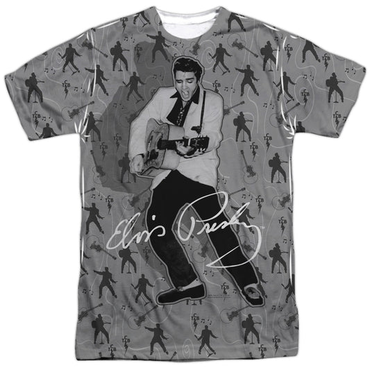 ELVIS PRESLEY ROCKIN ALL OVER-S/S ADULT T-Shirt