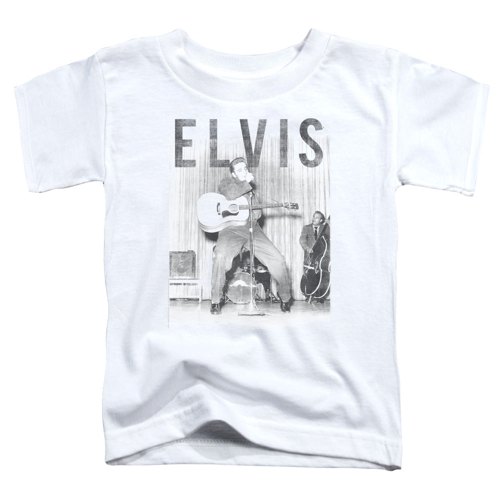 Elvis Presley - With The Band - Short Sleeve Toddler Tee - White T-shirt