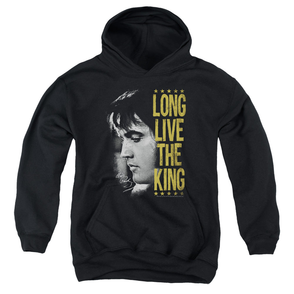 Elvis Presley Long Live The King-youth Pull-over Hoodie - Black