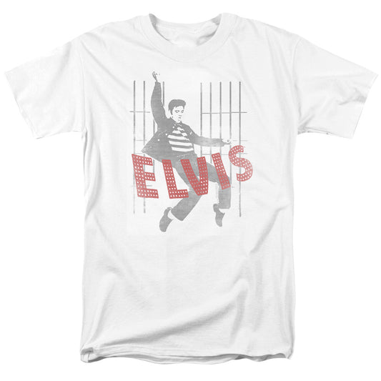 Elvis Presley - Iconic Pose - Short Sleeve Adult 18/1 - White T-shirt