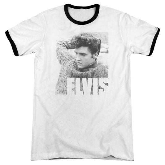 Elvis Presley - Relaxing - Adult Ringer - White/black