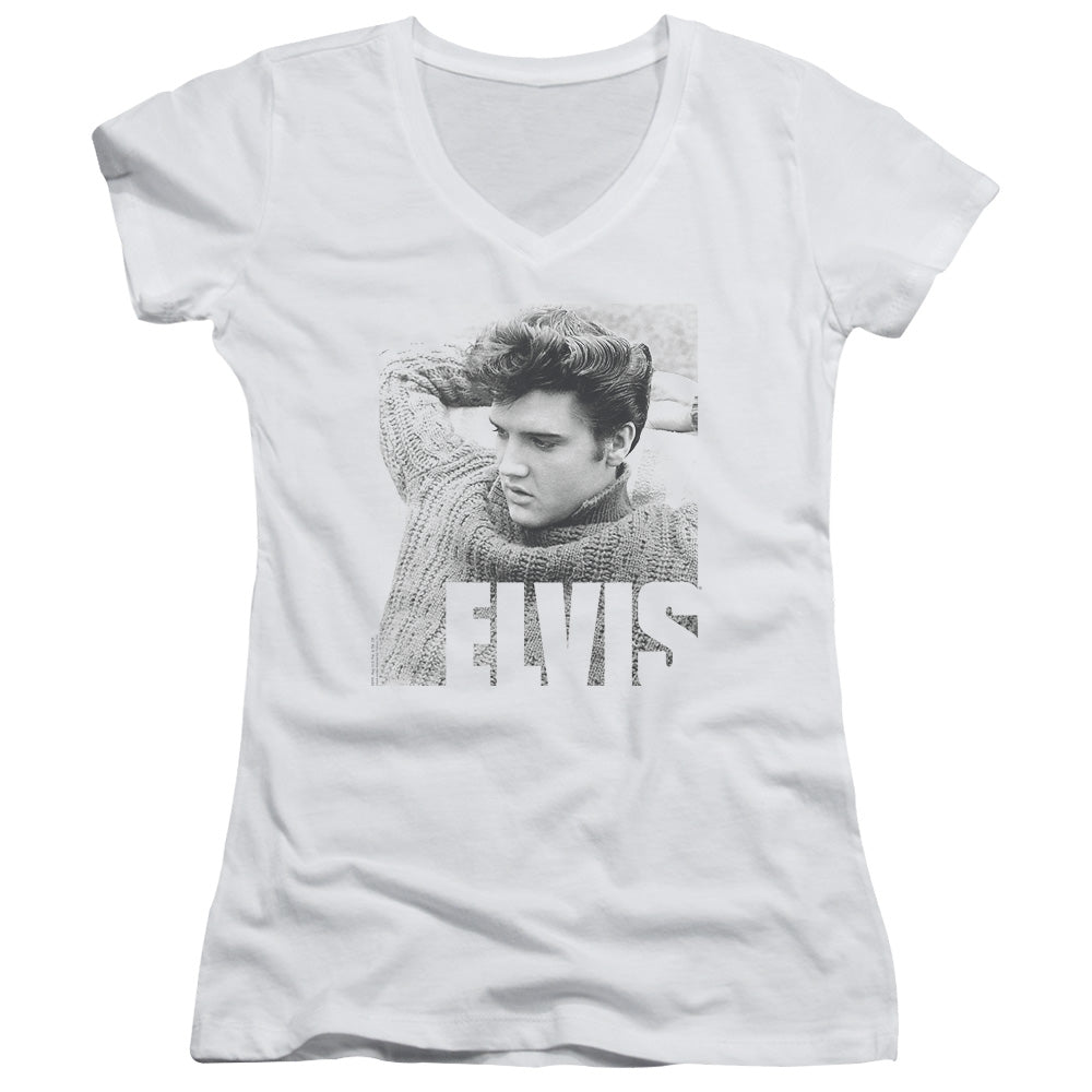 Elvis Presley - Relaxing-junior V-neck - White