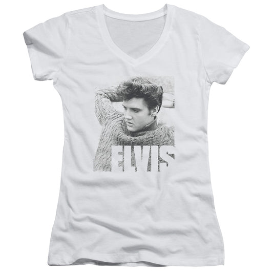 Elvis Presley - Relaxing-junior V-neck - White