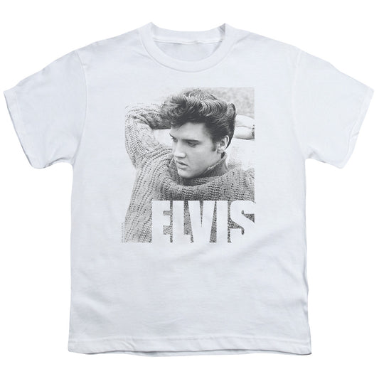 Elvis Presley - Relaxing - Short Sleeve Youth 18/1 - White T-shirt