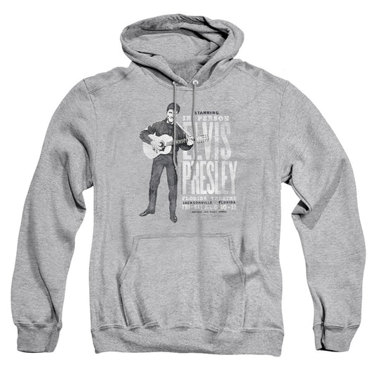 Elvis Presley - In Person - Adult Pull-over Hoodie - Athletic Heather