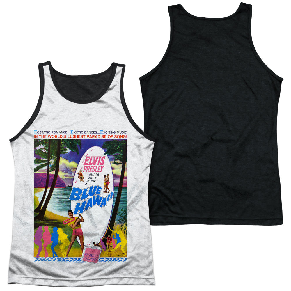 Elvis Presley Blue Hawaii-adult Poly Tank Top