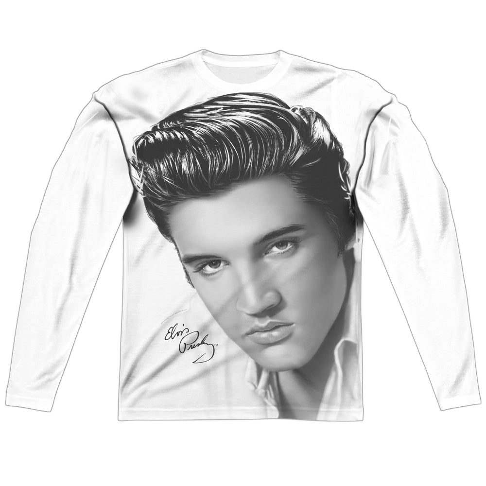 ELVIS PRESLEY STARE 2-L/S ADULT POLY T-Shirt