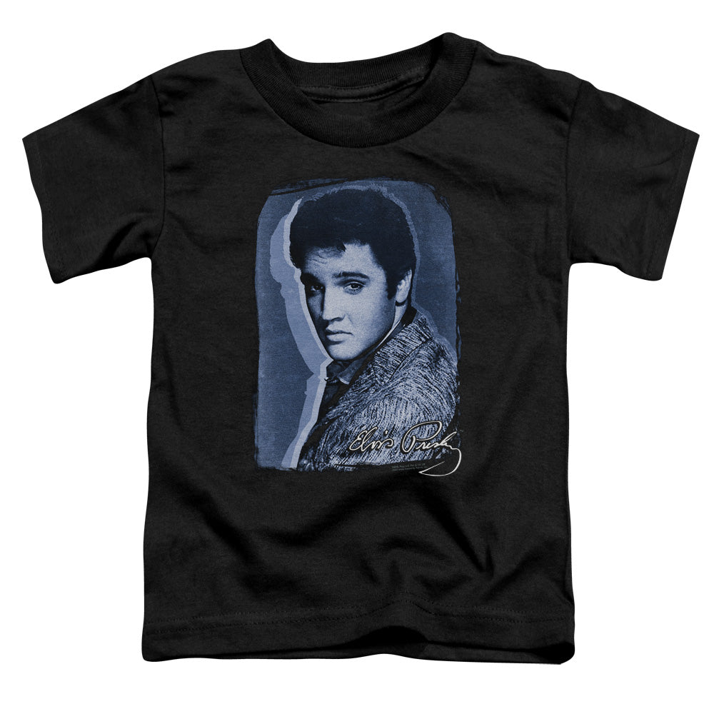 Elvis Presley - Overlay - Short Sleeve Toddler Tee - Black T-shirt