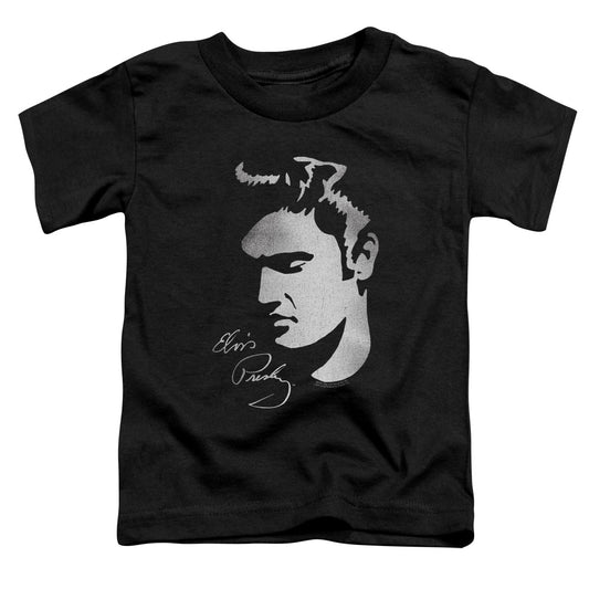 Elvis Presley - Simple Face - Short Sleeve Toddler Tee - Black T-shirt