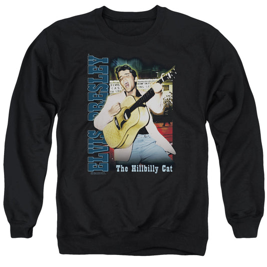 Elvis Presley Memphis - Adult Crewneck Sweatshirt - Black