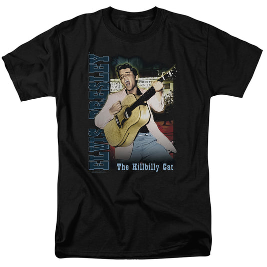 Elvis Presley - Memphis - Short Sleeve Adult 18/1 - Black T-shirt