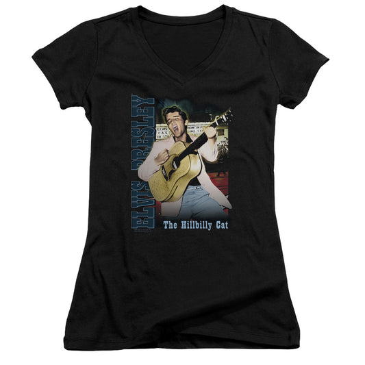 Elvis Presley - Memphis-junior V-neck - Black