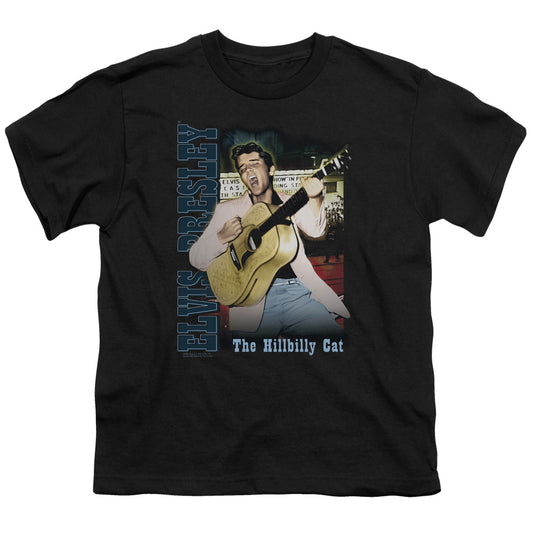 Elvis Presley - Memphis - Short Sleeve Youth 18/1 - Black T-shirt