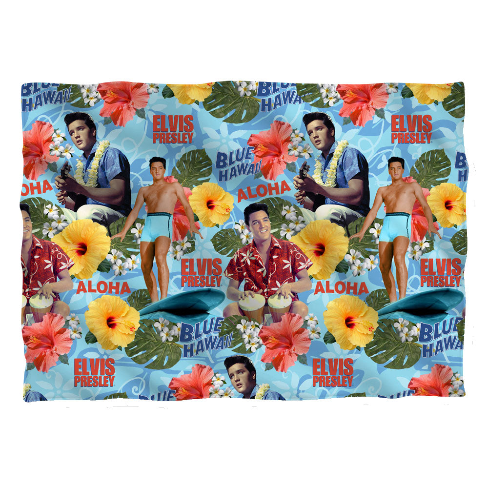 Elvis Presley - Blue Hawaii - Pillow Case - White