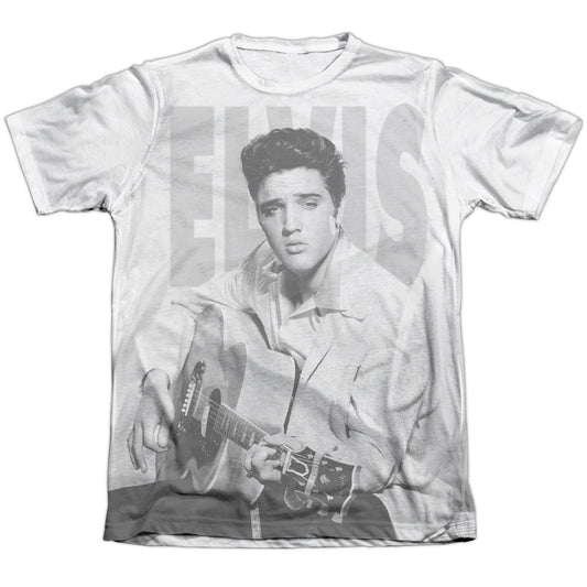 Elvis Presley - Play Me A Song - Adult Poly/cotton Short Sleeve Tee - White T-shirt