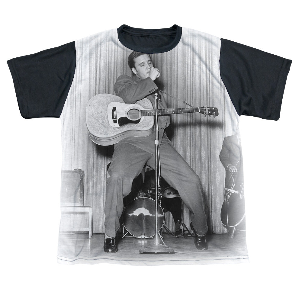Elvis Presley - On Your Toes - Short Sleeve Youth White Front Black Back   - White T-shirt
