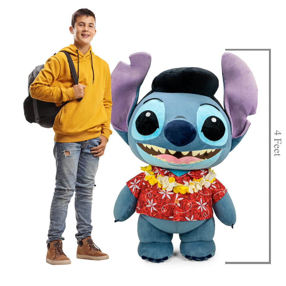 Stitch Hawaiian Elvis 4 Foot Plush