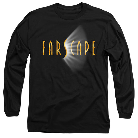 Farscape - Logo - Long Sleeve Adult 18/1 - Black T-shirt