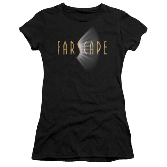 Farscape - Logo - Short Sleeve Junior Sheer - Black T-shirt