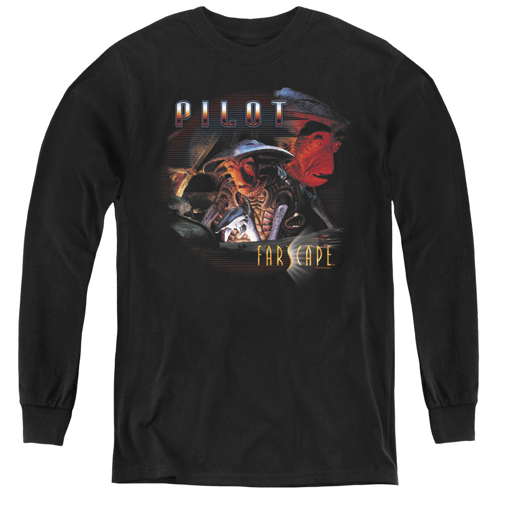 Farscape Pilot - Youth Long Sleeve Tee - Black