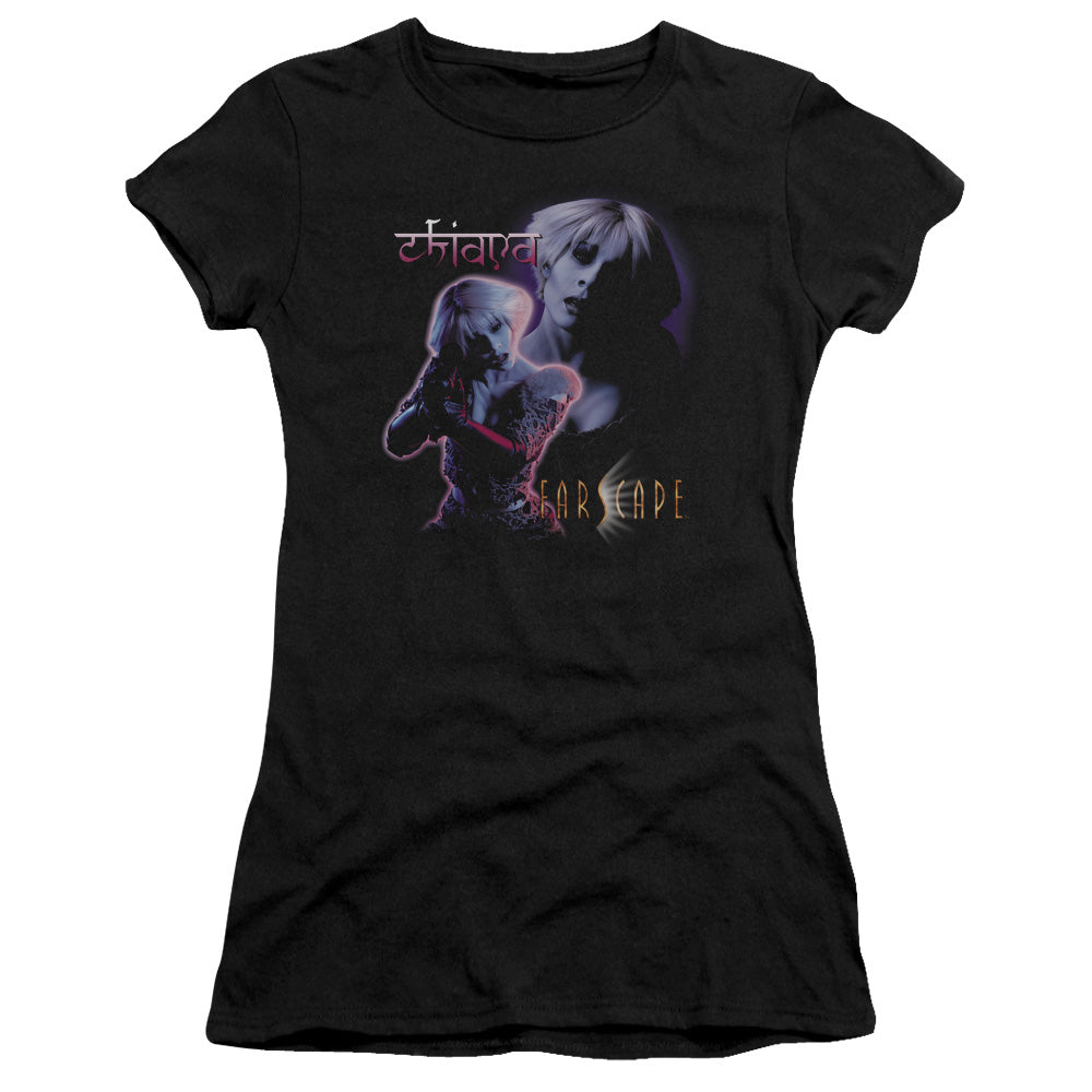 Farscape - Chiana - Short Sleeve Junior Sheer - Black T-shirt