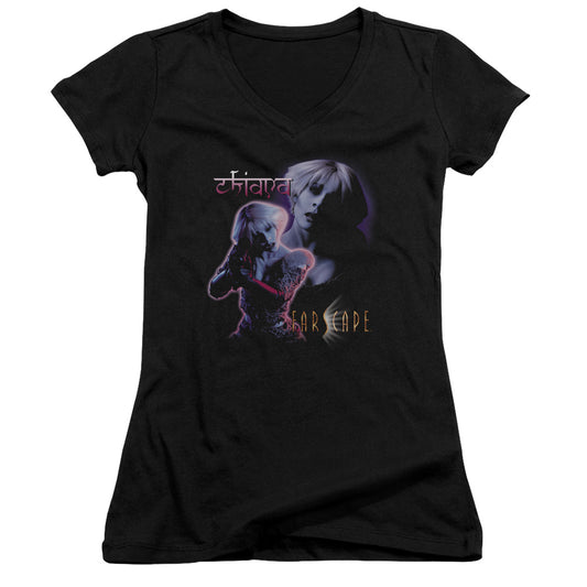 Farscape - Chiana - Junior V-neck - Black