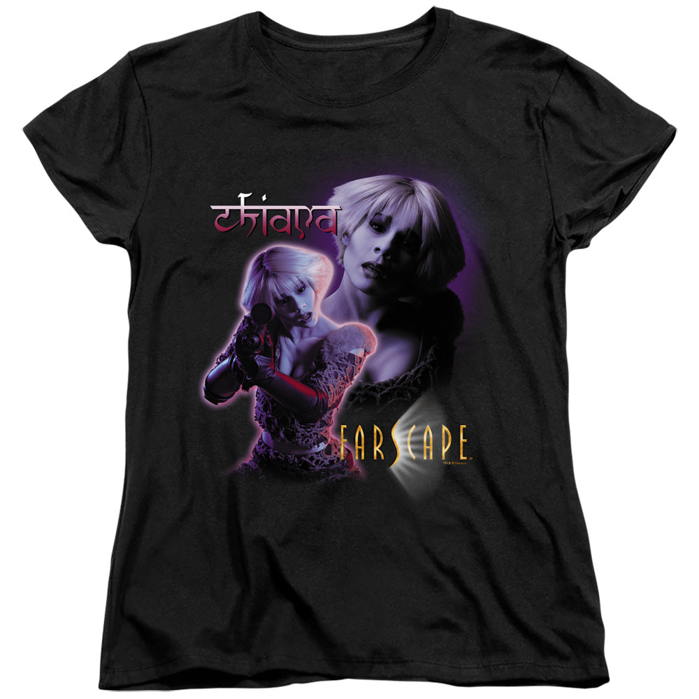Farscape - Chiana - Short Sleeve Womens Tee - Black T-shirt