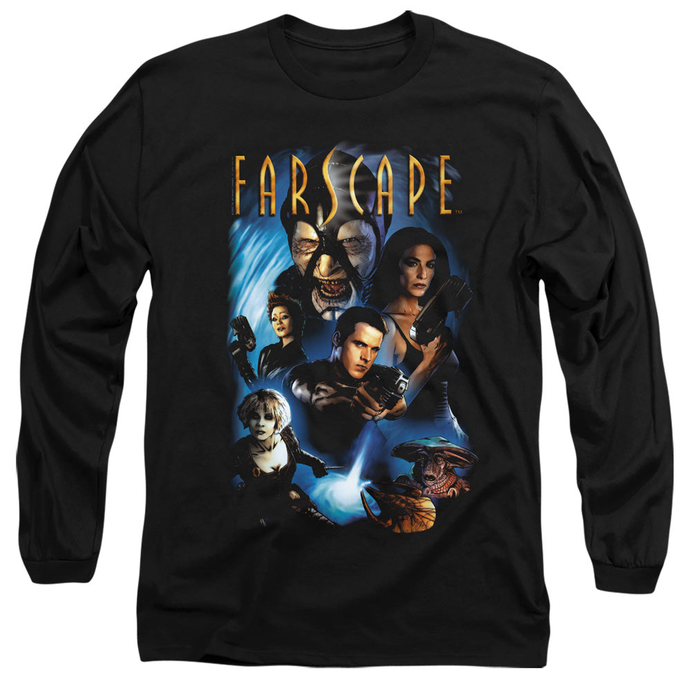 Farscape - Comic Cover - Long Sleeve Adult 18/1 - Black T-shirt