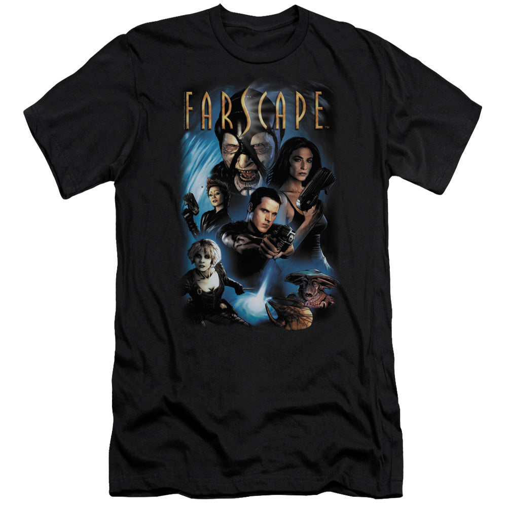 Farscape - Comic Cover-premuim Canvas Adult Slim Fit 30/1 - Black