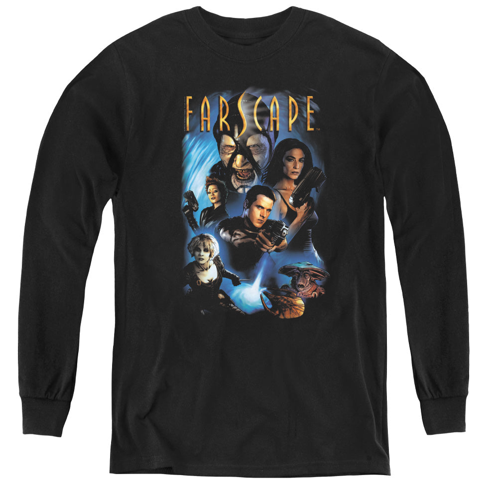 Farscape - Comic Cover - Youth Long Sleeve Tee - Black