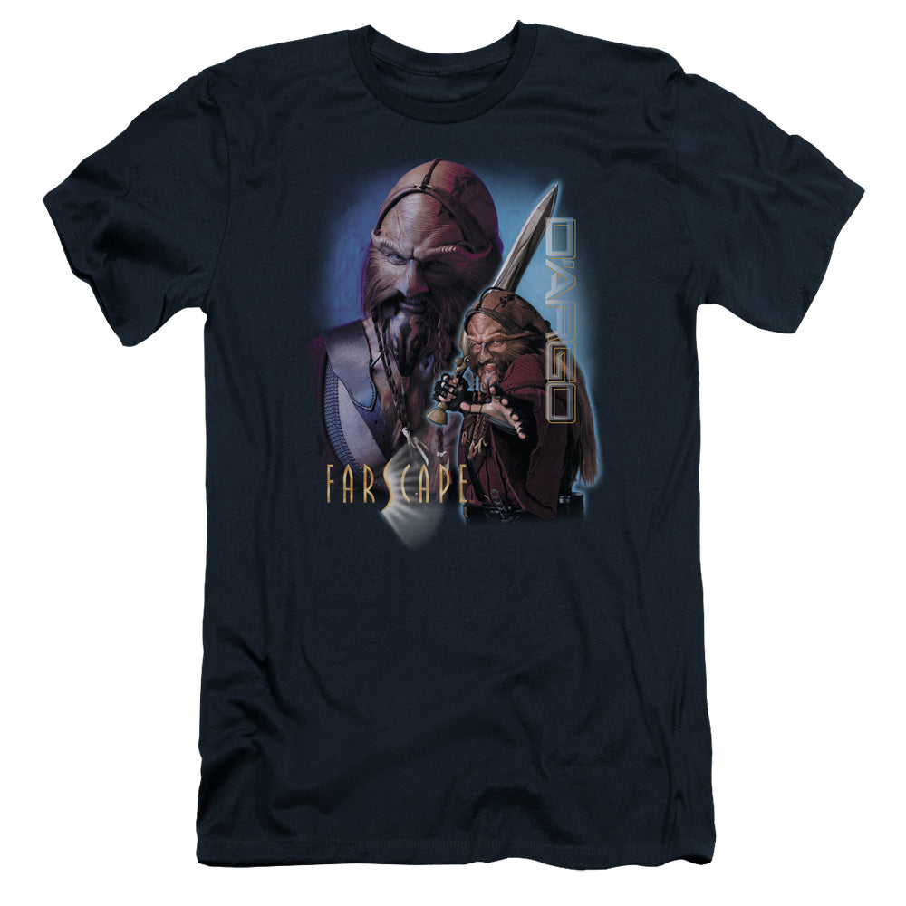 Farscape - Dargo - Short Sleeve Adult 30/1 - Navy T-shirt
