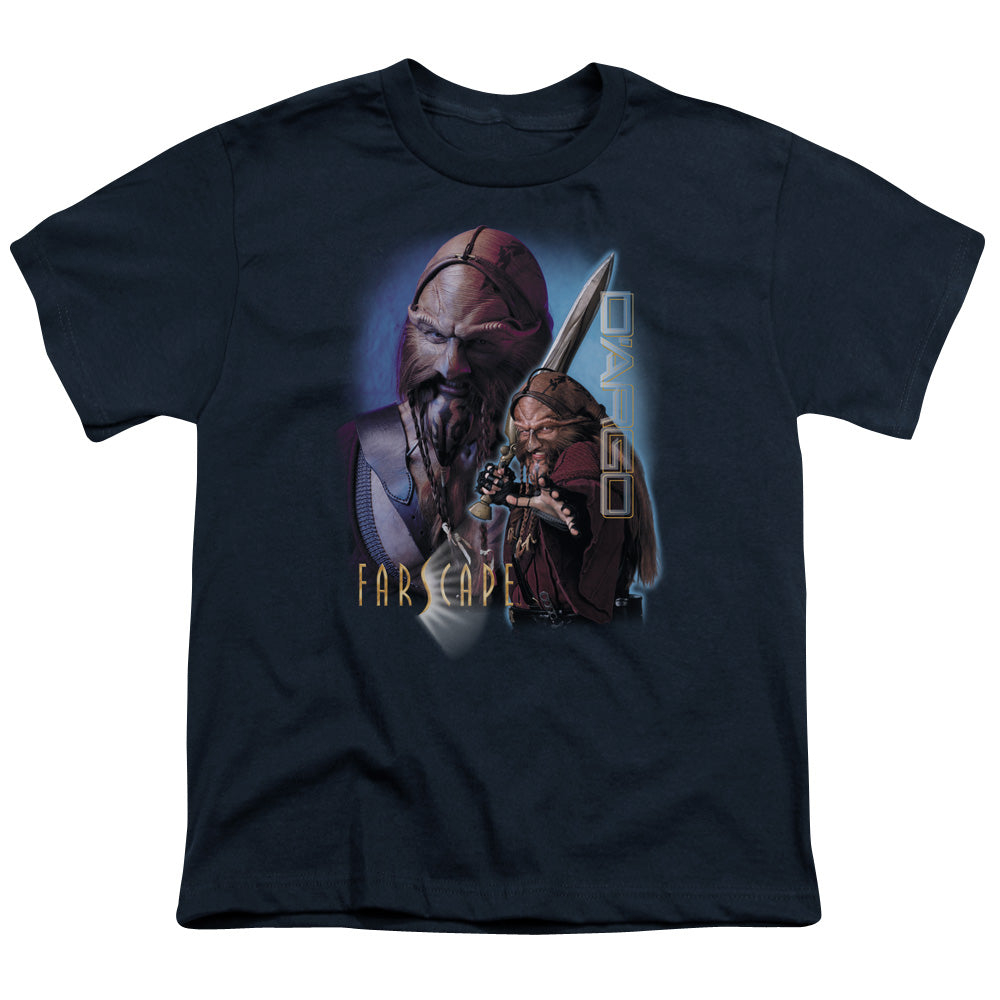 Farscape - Dargo - Short Sleeve Youth 18/1 - Navy T-shirt