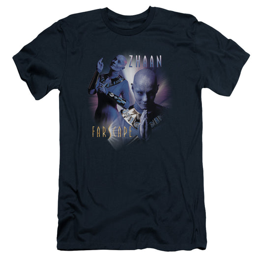 Farscape - Zhaan - Short Sleeve Adult 30/1 - Navy T-shirt