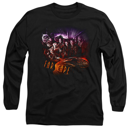 Farscape - Graphic Collage - Long Sleeve Adult 18/1 - Black T-shirt
