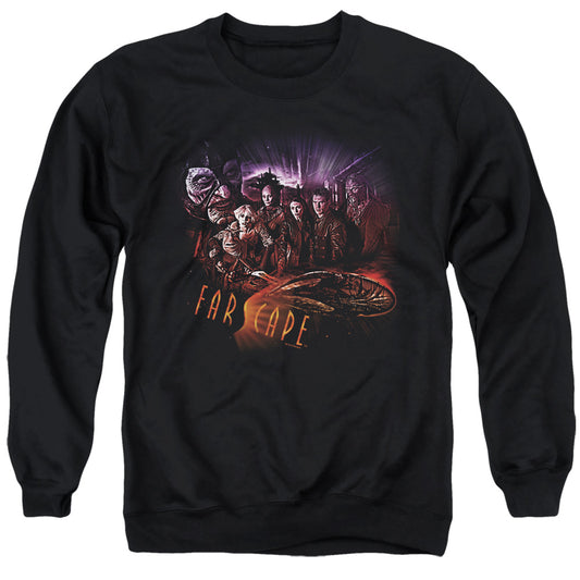 Farscape - Graphic Collage - Adult Crewneck Sweatshirt - Black