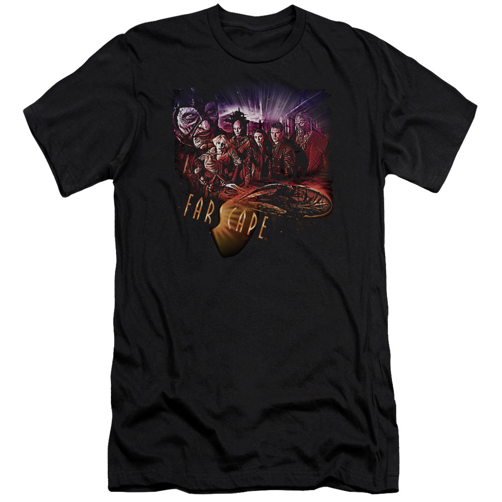 Farscape - Graphic Collage - Short Sleeve Adult 30/1 - Black T-shirt
