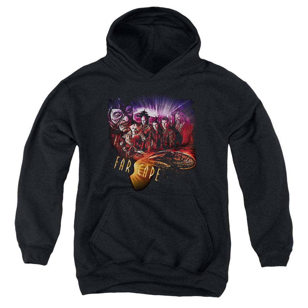 Farscape - Graphic Collage - Youth Pull-over Hoodie - Black
