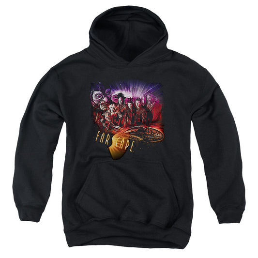 Farscape - Graphic Collage - Youth Pull-over Hoodie - Black