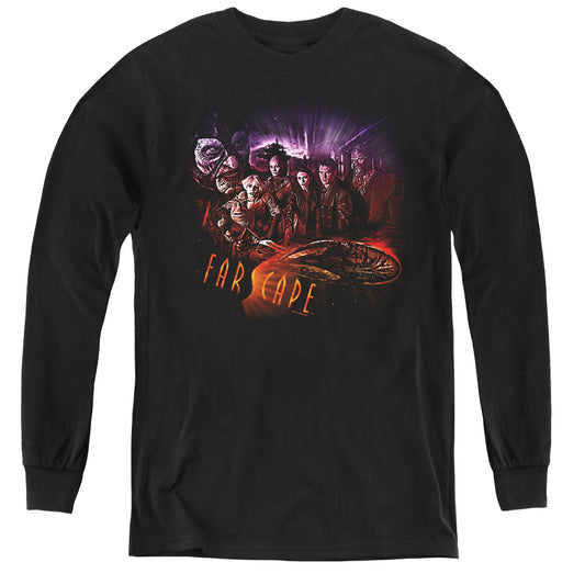 Farscape - Graphic Collage - Youth Long Sleeve Tee - Black