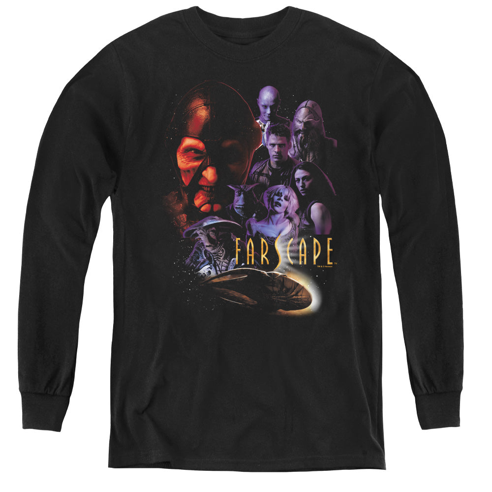 Farscape - Criminally Epic - Youth Long Sleeve Tee - Black