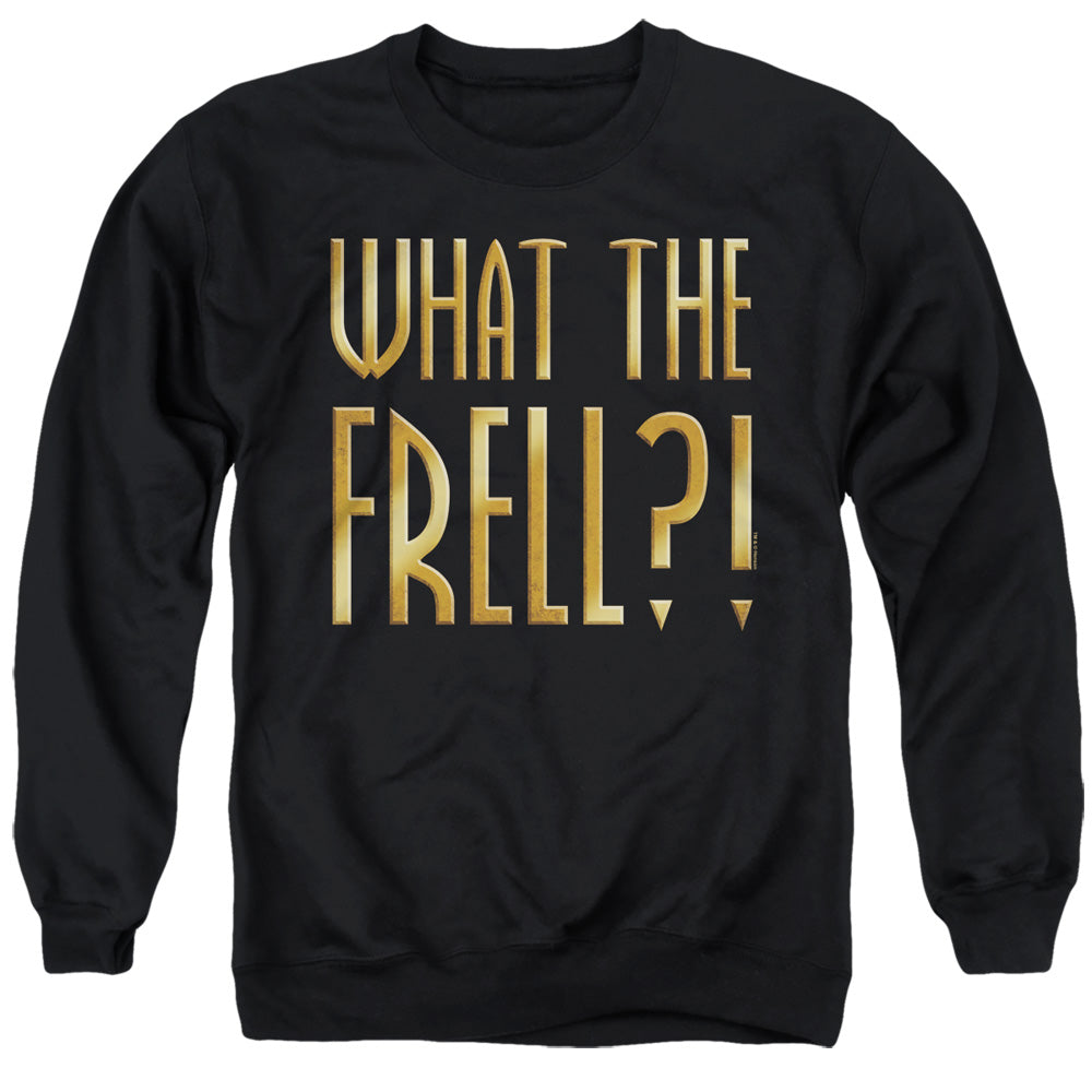 Farscape - What The Frell - Adult Crewneck Sweatshirt - Black