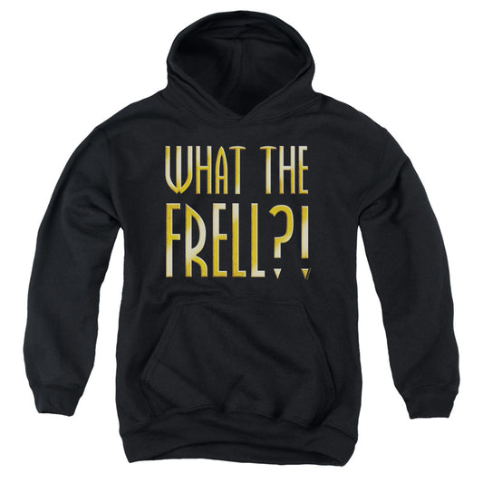 Farscape - What The Frell - Youth Pull-over Hoodie - Black