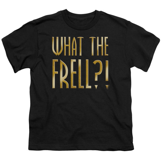 Farscape - What The Frell - Short Sleeve Youth 18/1 - Black T-shirt