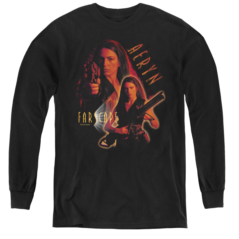Farscape - Aeryn - Youth Long Sleeve Tee - Black