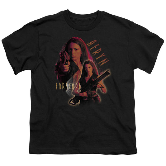 Farscape - Aeryn - Short Sleeve Youth 18/1 - Black T-shirt