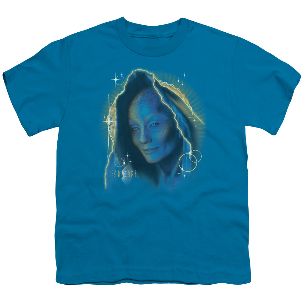 Farscape - Solar Flare - Short Sleeve Youth 18/1 - Turquoise T-shirt