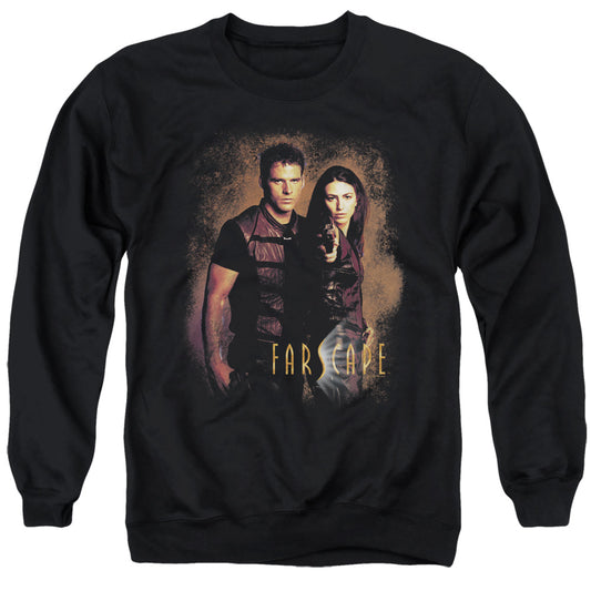 Farscape - Wanted - Adult Crewneck Sweatshirt - Black