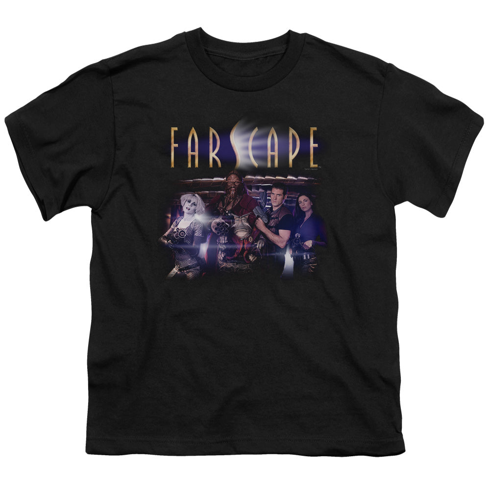 Farscape - Flarescape - Short Sleeve Youth 18/1 - Black T-shirt