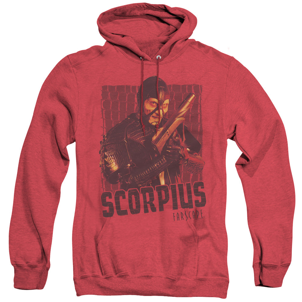 Farscape - Scorpius - Adult Heather Hoodie - Red