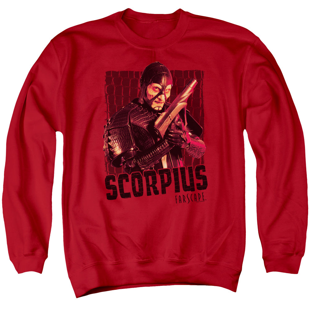 Farscape - Scorpius - Adult Crewneck Sweatshirt - Red